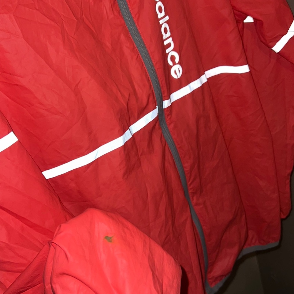 New Balance Pink Reflective Jacket Gem